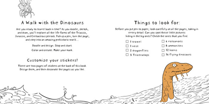 A Walk With The Dinosaurs - Little Bee Books