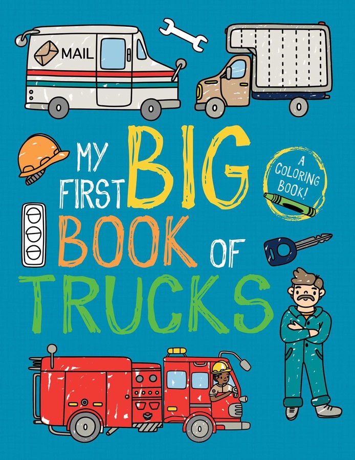 My First Big Book Of Trucks Little Bee Books