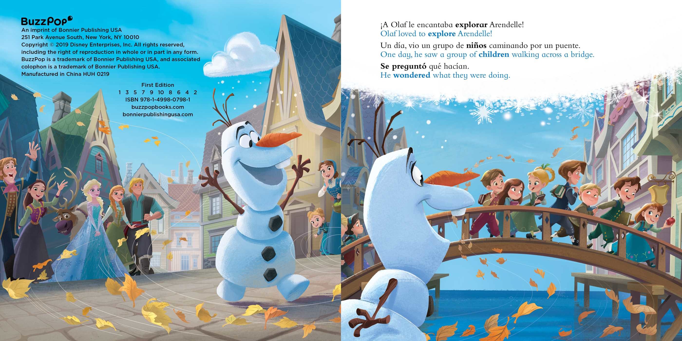 show-and-tell-mostrar-y-contar-english-spanish-disney-olaf-s-frozen-adventure-9781499807981.in01