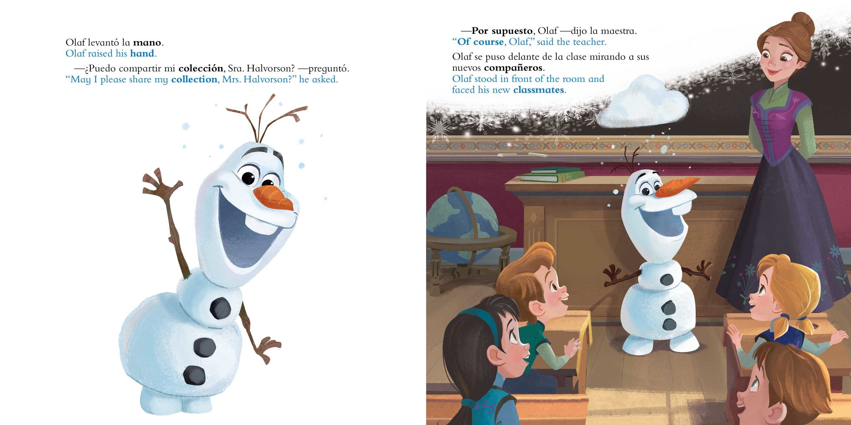 show-and-tell-mostrar-y-contar-english-spanish-disney-olaf-s-frozen-adventure-9781499807981.in02