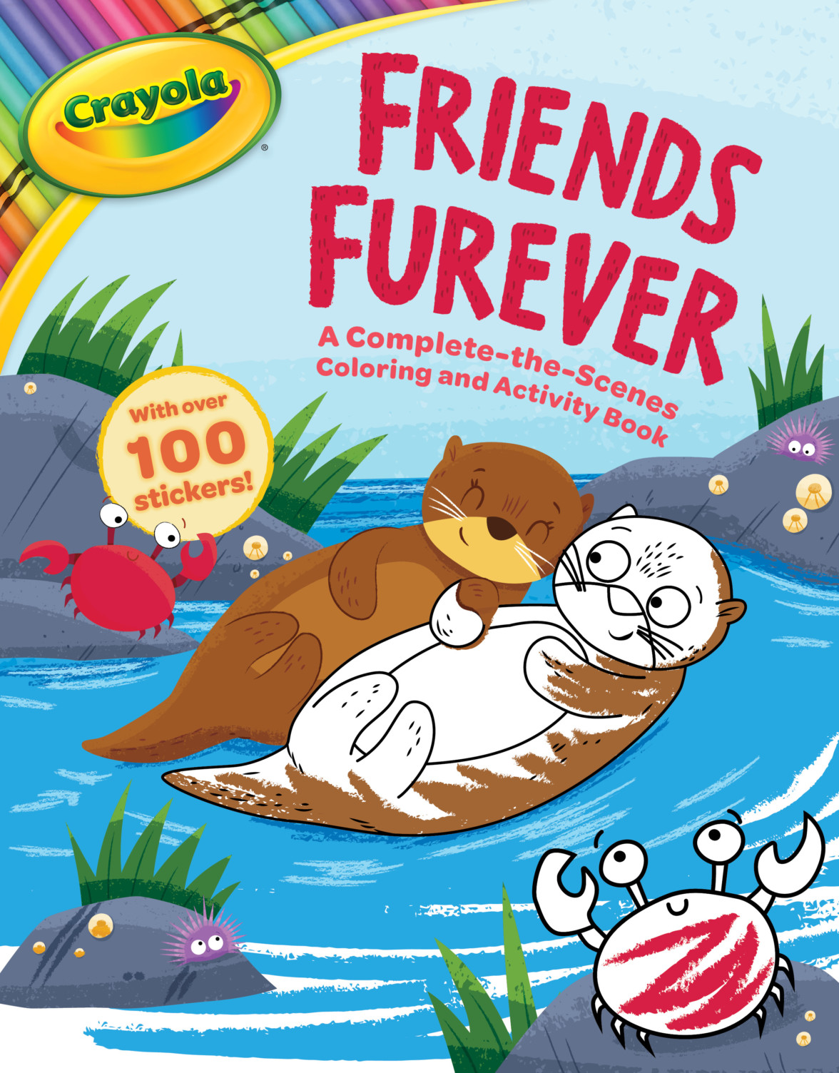 Crayola Friends Furever (A Crayola CompletetheScenes Coloring