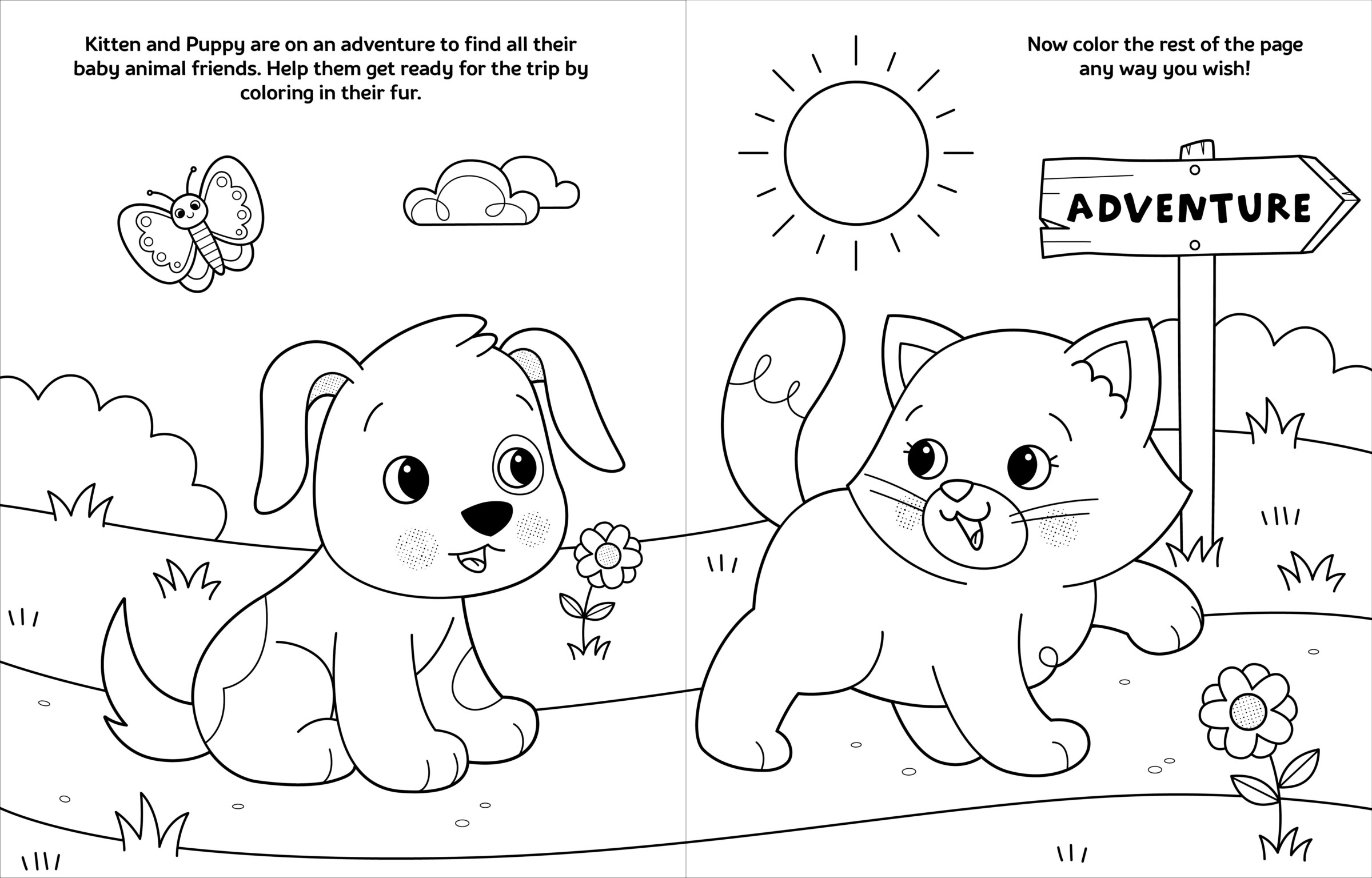 Crayola Baby Animals (A Crayola Baby Animals Coloring Activity Book for Kids) little bee books