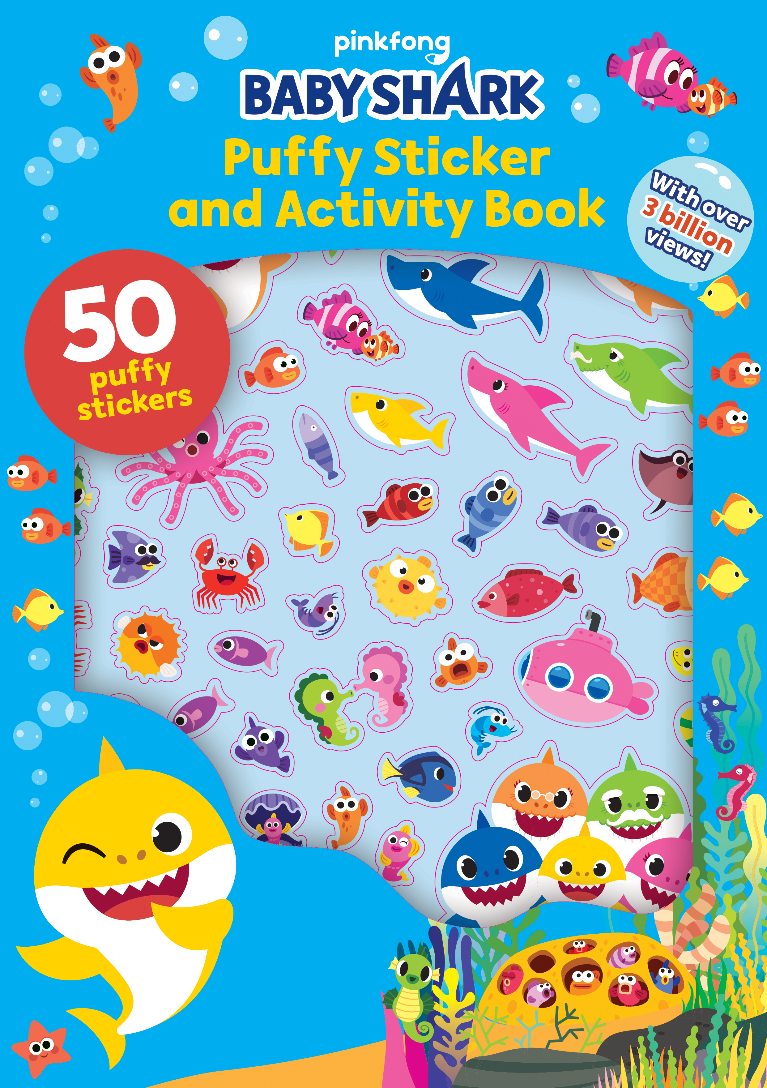 Baby Shark: Puffy Sticker and Activity Book | little bee books