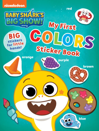 baby shark my first colors sticker book
