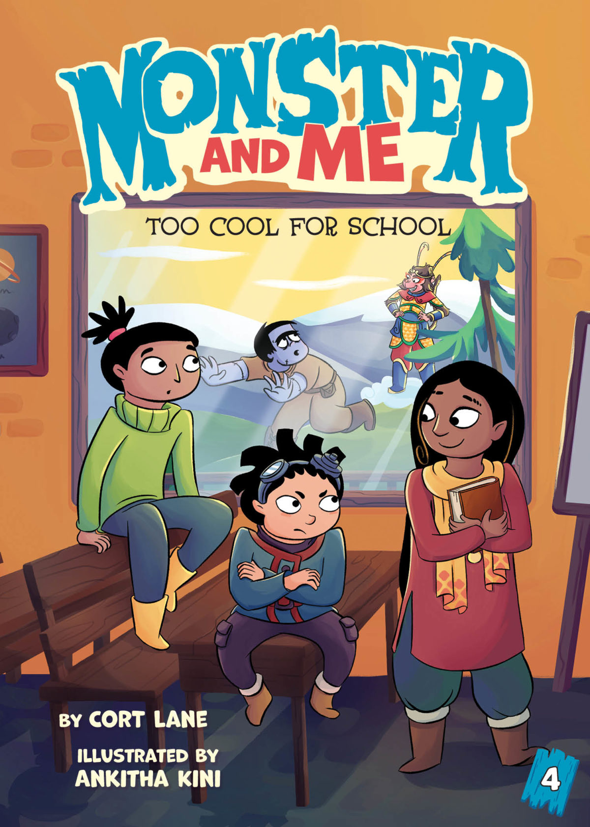 Monster and Me 4: Too Cool for School (Hardcover)