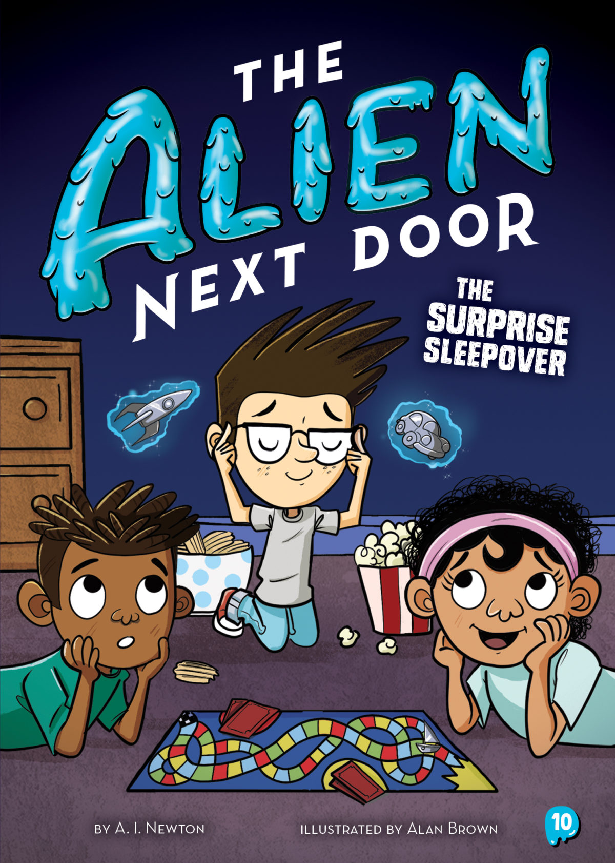 The Alien Next Door 10: The Surprise Sleepover (Hardcover)