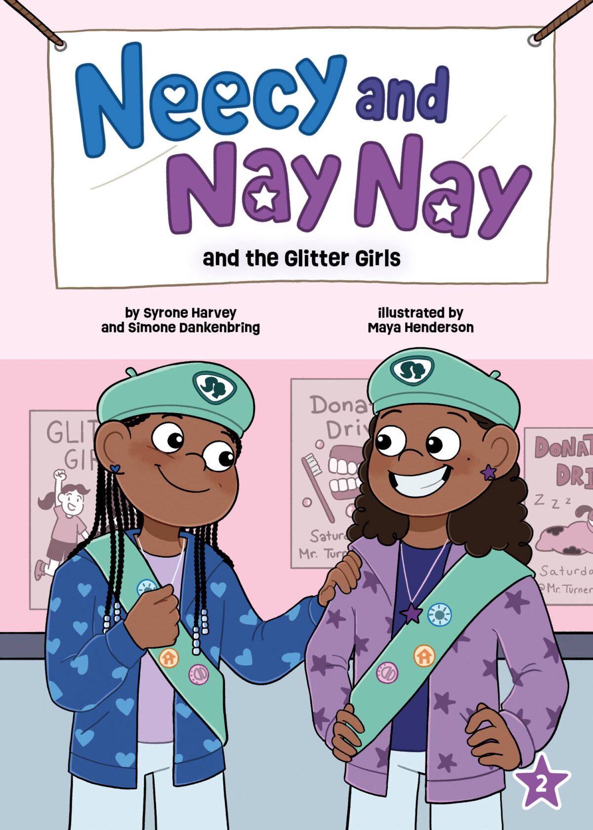 Neecy and Nay Nay and the Glitter Girls (Neecy and Nay Nay #2) (A Little Bee Books Chapter Book Series) (Hardcover)